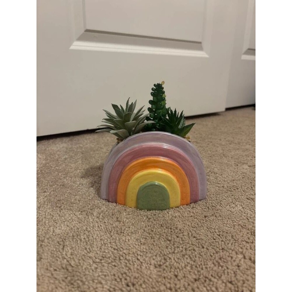 Rainbow Fake Plant Decoration, Home/Room Decor